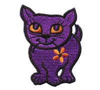 Freak Scene Patch - Cat with Flower - Purple
