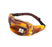 Freakmandu Unisex Hemp Fanny Pack - Hip Waist Belt Bag Crossbody Boho Hippie Style Handmade Waist Packs for Men Women, Fall Magic