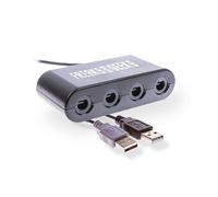 Freaks and Geeks-4 players Game Cube controllers adapter to Wii U/SWITCH (Nintendo Switch)