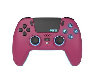 Freaks and Geeks-Mando Bluetooth para PS5 LED - Cherry Red