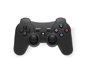 Freaks and Geeks-PS3 Bluetooth Wireless Gamepad + 1M Charging Cable - Black