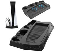 Freaks and Geeks PS5 Controller Charging Station + Console Cooler Fan
