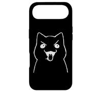 Freaky Cat Tongue Out Flight Meme White Graphic Case for iPhone Air