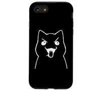 Freaky Cat Tongue Out Flight Meme White Graphic Case for iPhone SE (2020) / 7/8