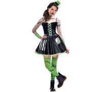 Freaky Frankie Adult Frankenstein Halloween Ladies Costume Size 8-10