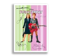 Freaky Friday Cast Signed Autograph Poster Photo Print Framed Memorabilia Tv Show Series Season Gift Jamie Lee Curtis Lindsay Lohan (A3 POSTER ONLY)