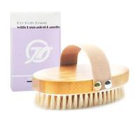 FREATECH Dry Brushing Body Brush, Natural Bristle Dry Skin Exfoliating for Flawless Skin, Remove Cellulite, Improve Circulation and Lymphatic Drainage, Bath Shower Body Scrub Brush