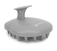 FREATECH Silicone Scalp Massager Shampoo Brush for Hair Growth, Scalp Care and Head Massage, Shower Hair Scrub Brush Scalp Scrubber/Exfoliator for Dandruff, Super Hygienic and Durable, Grey