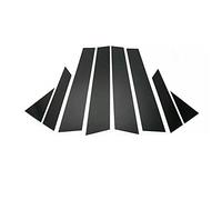 FREAZE 8Pcs/set Car Pillar Posts Window Door Moulding Trims Sticker Glossy Black Fit For Nissan Qashqai J11 2016-2022