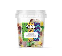 Freaze Fruity Rainbow, Freeze Dried Rainbow Retro Candy, Crunchy Fruit-Candy, Tangy Fruity-Snacks, Vegetarians, Vegan and Halal Treats, Gluten Free (Pack 1, XL Tub (177gram))