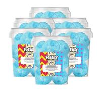 Freaze Jolly Bobs Freeze Dried Retro Candy, Crunchy Fruit-Candy, Tangy Fruity Snacks, Vegetarians, Vegan and Halal Treats, Gluten Free Fruity Sweets with Crunch, Rainbow (Pack 6, Blue Razzberry)