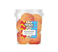 Freaze Jolly Bobs Freeze Dried Retro Candy, Crunchy Fruit-Candy, Tangy Fruity Snacks, Vegetarians, Vegan and Halal Treats, Gluten Free Fruity Sweets with Crunch, Rainbow (Pack 1, Orange)