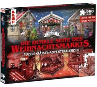 Frech Puzzle-Rätsel-Adventskalender 2 - 24 Puzzles mit insgesamt 960 Teilen: Die nächste ultimative Herausforderung für Escape-Fans. Inkl. Lupe für versteckte Details