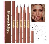 Freckle Pen, 4PC freckle pen waterproof, fake freckles, Skin-Friendly Makeup for Natural Sun-kissed Makeup(Medium)