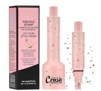Freckle Pen, Five-Point Freckle Stamp, Magic Fake Freckles Makeup Pen, Waterproof Long-Lasting, Smudge-proof, Create A Natural Sun-Kissed Makeup Look, Suitable for All Skin Tones (01# Light Brown)