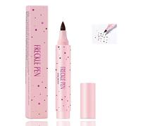 Freckle Pen for Natural Sun-Kissed Makeup - Dark Brown Precision Sponge Tip for Cheek, Nose and Face Dotting, Perfect for Daily Wear, Photography, Stage and Themed Makeup Looks