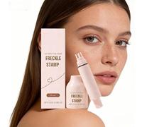 Freckle Pen,Freckle Stamp,Magic Fake Freckles Tattoo Marker,Waterproof Long Lasting Liquid Faux Freckle Stain Tint,Natural Lifelike Freckle Makeup Pen,with Quick Dry 5-Point,brown