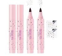 Freckle Pen in Soft Brown with Fine Tip for Precise Natural-Looking Sun-Kissed Makeup - Ideal for Makeup Enthusiasts Seeking Realistic Freckle Effects, Portable & Beginner-Friendly