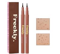 Freckle Pen,Waterproof Long-Lasting Freckle Makeup Pen,Fake F/reckles Pe/n,F/reckle Stamp P/en for a Natural Sun-kissed Makeup,Soft Spot P/ens For LifeLike M/akeup,Suitable for All Skin Types(03+04)