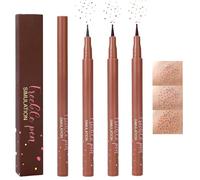 Freckle Simulation Makeup Pens Set - Fine Tip for Realistic Sun-Kissed Dots, Three Shades Kit in Dark, Medium, Light Brown for Natural Facial Enhancement & Precision Application