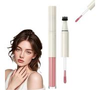 Freckle Stamp & Blush Pen,2-In-1 Liquid Freckle Stamp and Pink Liquid Blush,Makeup Pen,Waterproof & Long-Lasting,Natural Sun-Kissed Look,Create Delicate Makeup Look,Wide Range of Applications(01#)