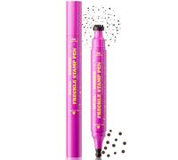 Freckle Stamp & Freckle Pen - 2 in 1 Faux Freckles Stamp with Soft Sponge Dots Pen & Precision Tip, Waterproof Long-Lasting Freckle Marker Stain Sun-Kissed Makeup (04 Deep chocolate Brown)