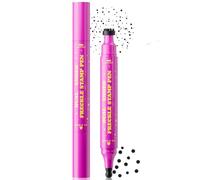 Freckle Stamp & Freckle Pen - 2 in 1 Faux Freckles Stamp with Soft Sponge Dots Pen & Precision Tip, Waterproof Long-Lasting Freckle Marker Stain Sun-Kissed Makeup (03 Caramel Brown)