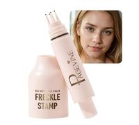 Freckle Stamp Pen, Waterproof Faux Freckle Makeup Tool, Natural Lifelike Looking Freckle Maker & Spray with Multi-Prong Precision Stamp Head for Effortless Sun-Kissed Look (# LIGHT)