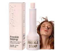 Freckle Stamp,Temporary Facial Spots Stamps Pens,Natural Freckles Stamp,Waterproof Sweat-Proof,Quick-Dry,Long-Lasting,Sensitive Skin Creative Looks,Soft Dot Spot,Buildable Coverage,Light Brown