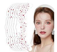 Freckle Stickers - 5.91 x 2.05 Inch Self-Adhesive Face Decoration | Face Makeup Patches | Self-Adhesive Glitter Stickers for Women and Girls Parties, Stage Performances, Carnival and R