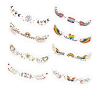 Freckled Freckled Stickers,8 Pieces Sheets Festive Water Resistant Adhesive Plates - Makeup Freckles Decals | for Festivals Parties Parades Women Girls Fairies Princesses Costumes Dancers