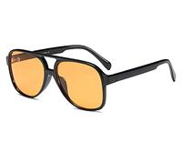 Freckles Mark Vintage Retro 70s Sunglasses for Women Men Classic Large Square Trendy Glasses