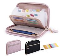 FRECOLSH Receipt Organizer with 12 Pockets 8x5.5 Small Receipt Holder Organizer - Accordion File Organizer - Cash/Bill Organizer -Coupon Holder - Budget Binder Money Organizer for Travel, Business