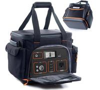 FRECOLSH Travel Carrying Case Compatible with Jackery Explorer 1500, Portable Power Station Storage Case with Water- Proof Bottom and Pocket for Jackery Accessories Solar Generator, Storage Bag Only