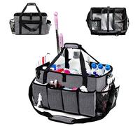 FRECOLSH XL Professional Cleaning Caddy for Cleaning Suppliers, 17" Wearable Cleaing Bag for Housekeepers, Cleaning Organizer, Detailing Bag