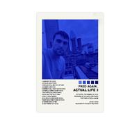 Fred Again-Actual Life 3 Album Cover Poster Canvas Poster Wall Art Decor Print Picture Paintings for Living Room Bedroom Decoration 08x12inch(20x30cm)