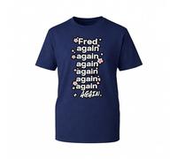 Fred Again Shirt - Repeating Name Text Graphic Design - Music Fan Inspired Aesthetic Quote T-Shirt