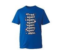 Fred Again Shirt - Repeating Name Text Graphic Design - Music Fan Inspired Aesthetic Quote T-Shirt
