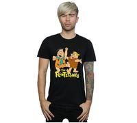 Fred And Barney T-Shirt The Flintstones Black 5XL