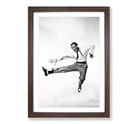 Fred Astaire Framed Print | A2 Walnut Framed Wall Art | Ready to Hang | Modern Nature Picture | Living Room Bedroom Lounge Office