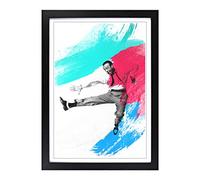 Fred Astaire V2 Framed Print | A2 Black Framed Wall Art | Ready to Hang | Modern Nature Picture | Living Room Bedroom Lounge Office