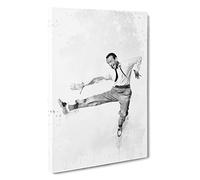 Fred Astaire V3 Canvas Print | Gallery Wrapped 30mm Frame Wall Art | 30x20 inches | Ready to Hang | Modern Picture | Living Room Bedroom Lounge Office