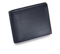 Fred Bennett Blue Leather Wallet Box W010 - Bold Statement | - Stainless Steel