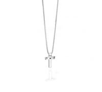 Fred Bennett Blue Sapphire Cross Pendant P4130 - Premium Finish - Stainless Steel