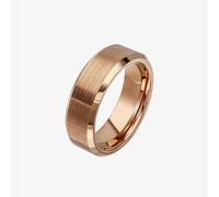 Fred Bennett Brushed and Polished Coffee Plated Tungsten Ring R3859 - Size 62