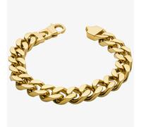 Fred Bennett Everyday Unity Heavyweight Gold IP Curb Bracelet B5444