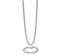 Fred Bennett Heavy Spiga 56cm Necklace N4148 - Stainless Steel