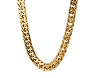 Fred Bennett Heavyweight Curb Chain Gold Tone Necklace 1.3 x 0.4, 56cm