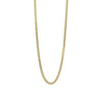 Fred Bennett Gold Plated Id Engraving Stainless Steel 60cm Necklace N4648 - - Stainless Steel