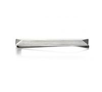 Fred Bennett Pyramid Rectangle Tie Slide Y028 - Contemporary - Stainless Steel